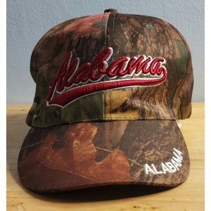 Alabama Camo Camouflage Hat Strapback Adjustable Cap Hat